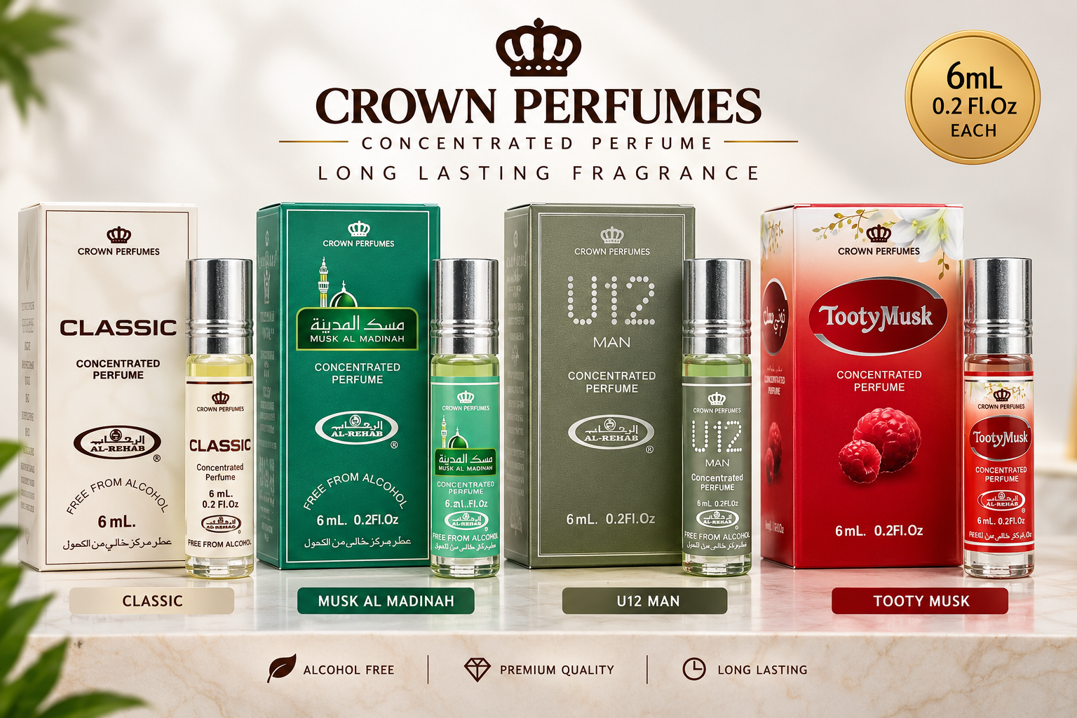 Body Oil Al-Rehab 6ML 6CT (C36) product image