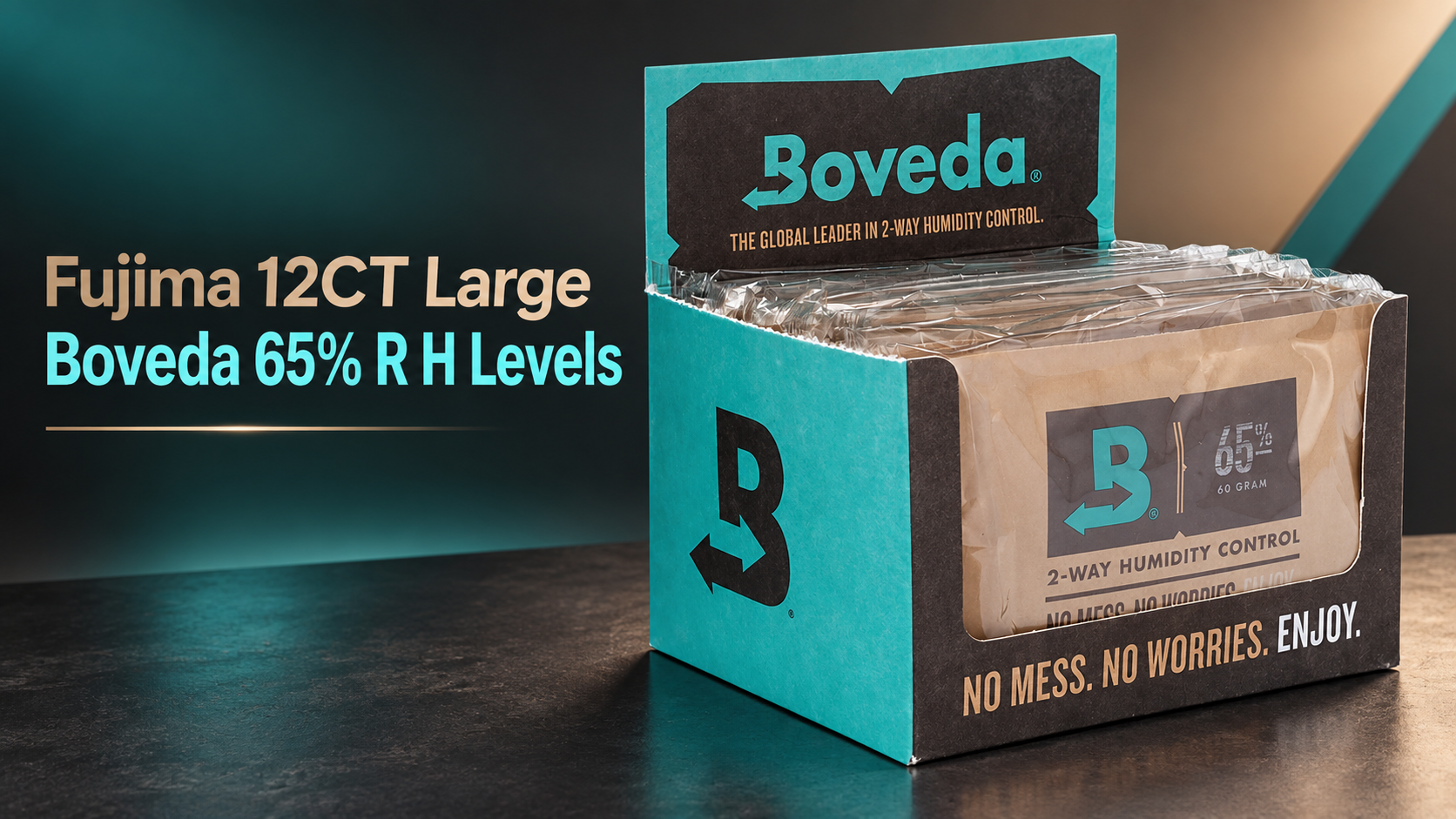 Fujima 12CT Large Boveda 65% R H Levels product image
