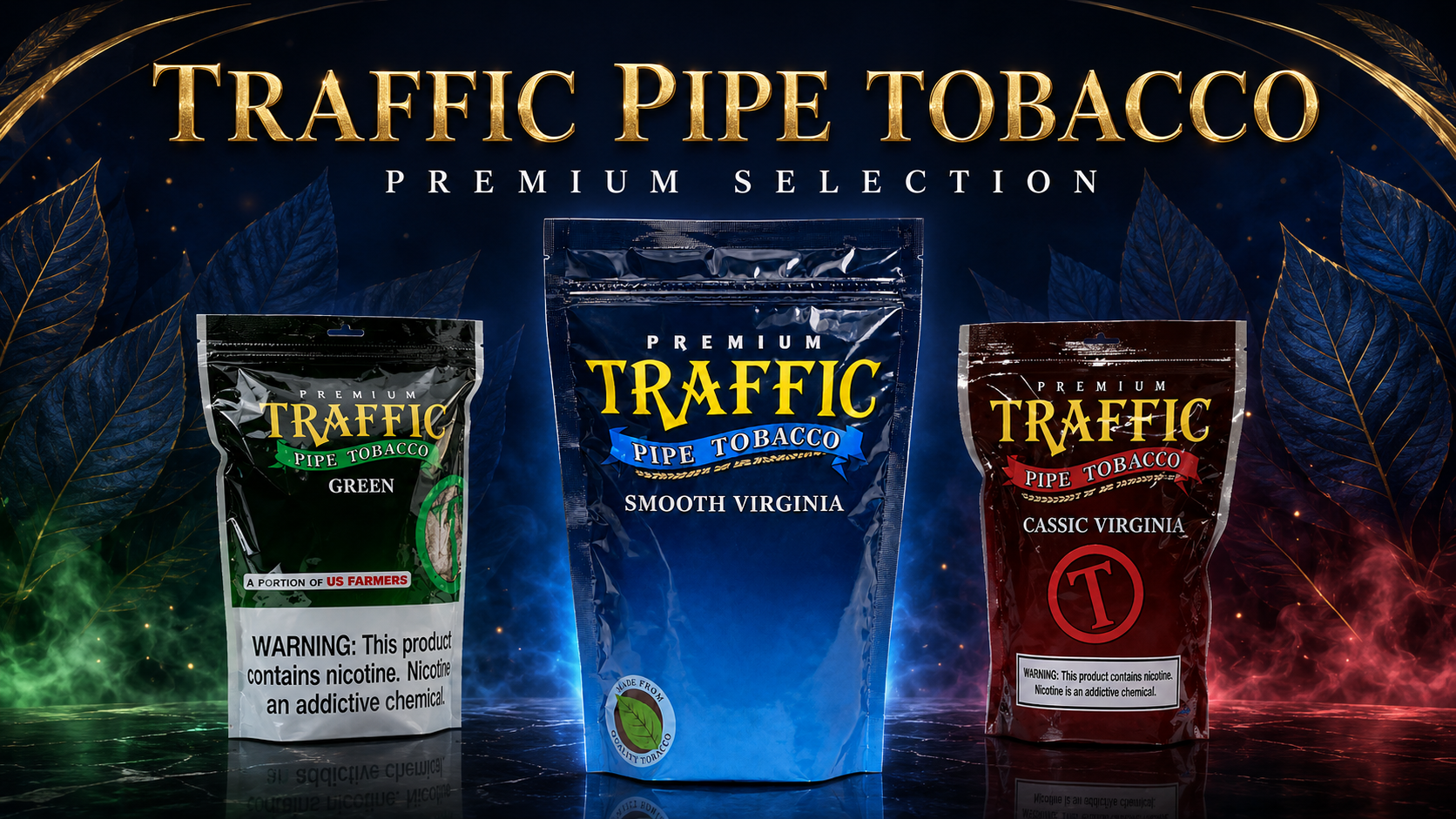 Tob Pipe Tobacco Bag Traffic 16OZ (C12) product image