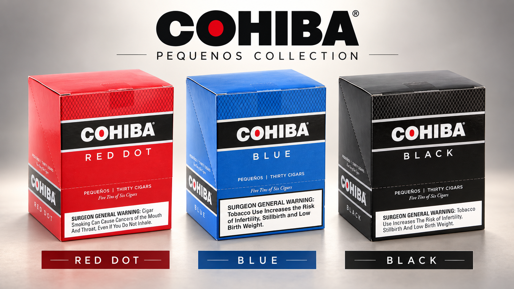 CGR Cohiba Pequenos Mini Tins 6Pk 5CT product image