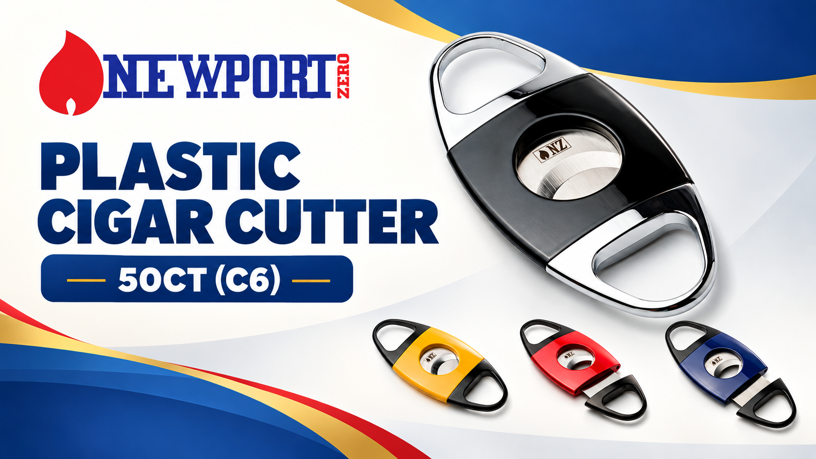 Newport Zero Plastic Cigar Cutter 50CT (C6) product image