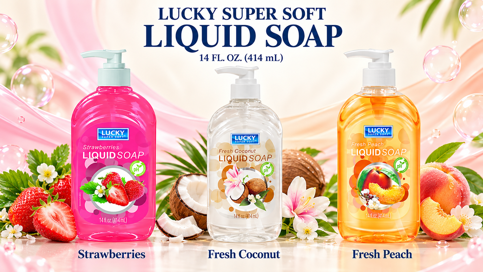 Lucky Liquid Soap 14OZ 1CT (C12) product image