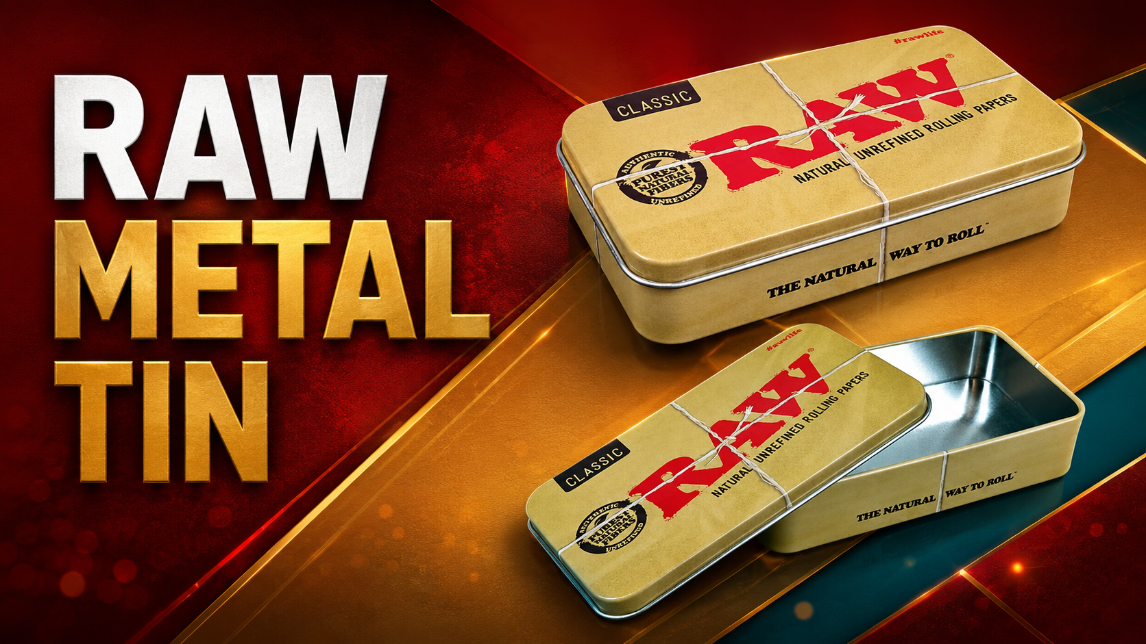 Raw Metal Tin Small 1CT product image