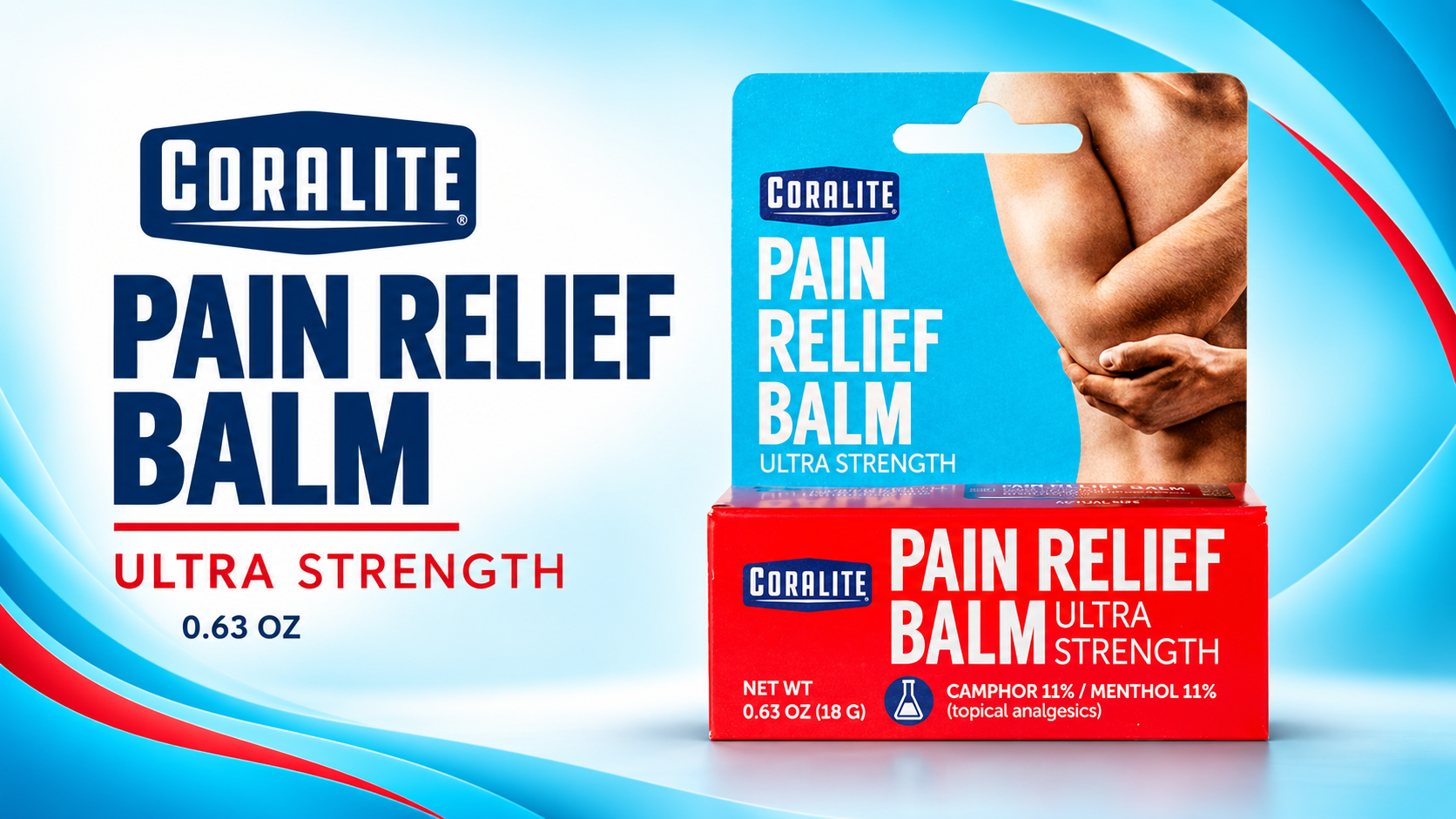 Coralite Pain Relief Balm 0.63OZ 1CT product image