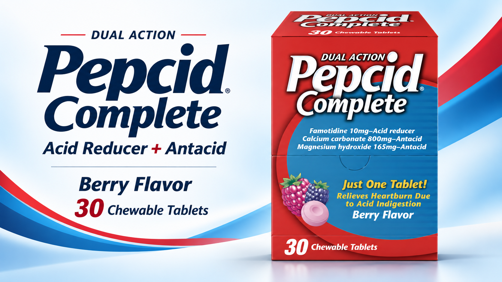 Med Box Pepcid Complete Dual Action 30CT (C30) product image