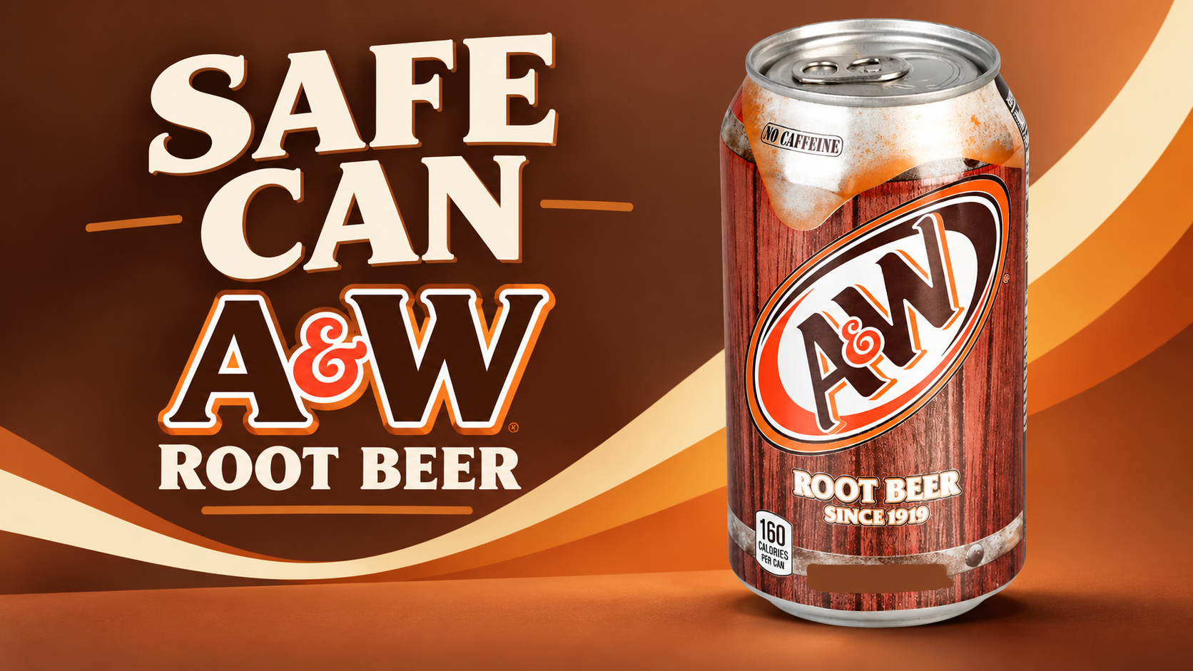 Safe Can A&W Root Beer product image