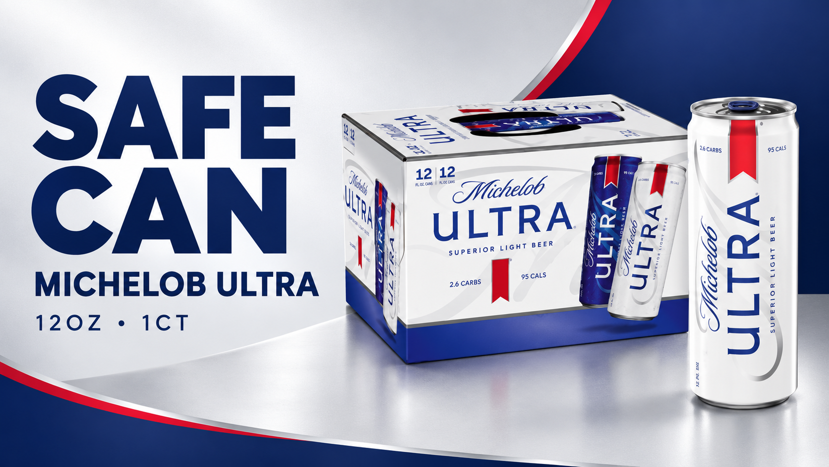 Safe Can Michelob Ultra 12OZ 1CT  product image