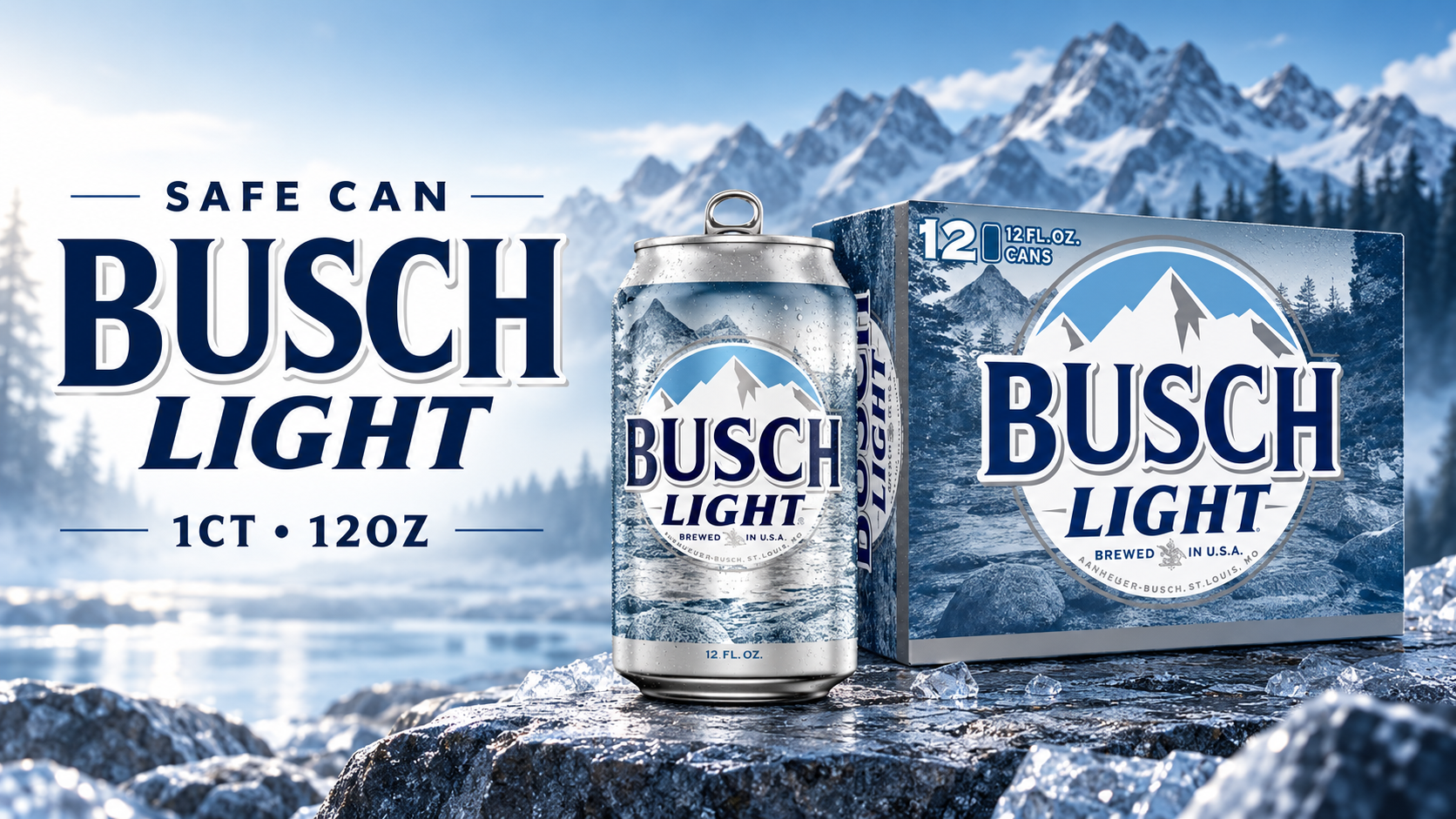 Safe Can Busch Light 1CT 12OZ product image