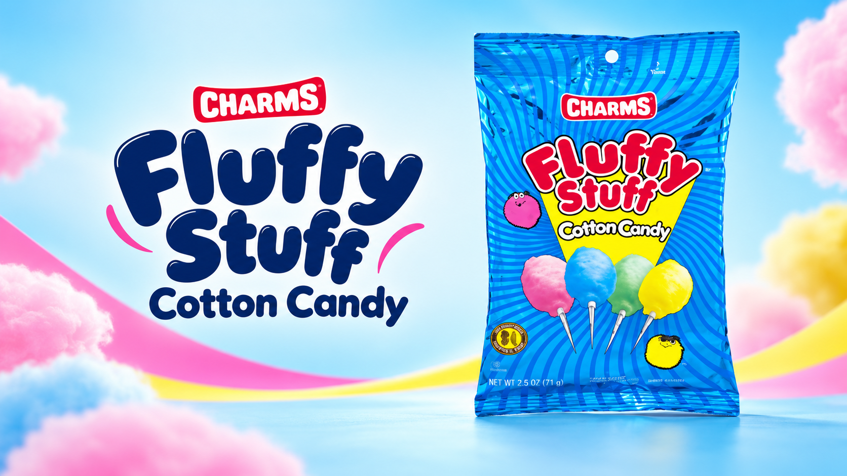 Charms Fluffy Stuff 2.5OZ 1CT Bag (C24) product image