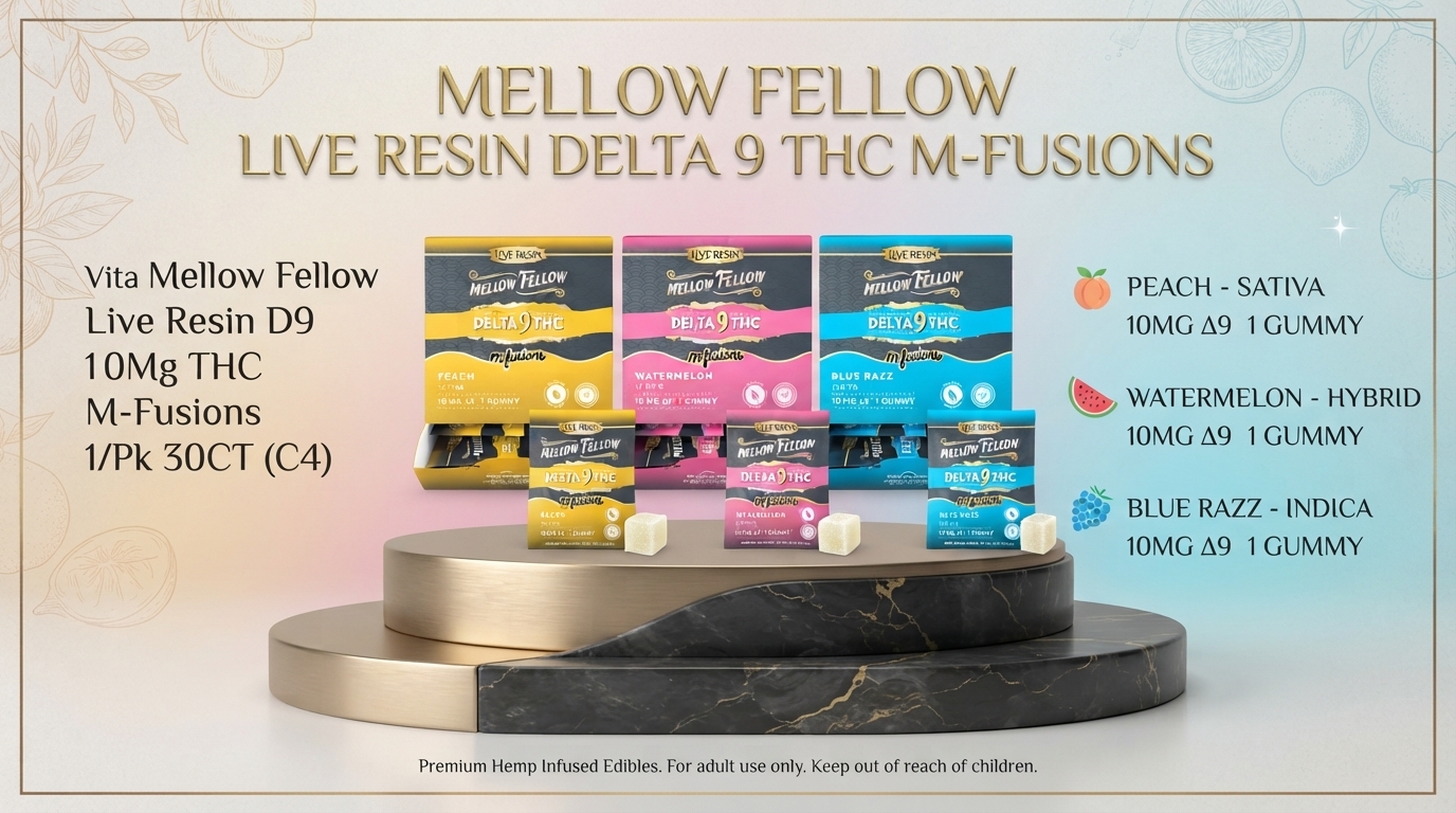 Vita Mellow Fellow Live Resin D9 10Mg Thc M-Fusions 1/Pk 30CT (C4) product image
