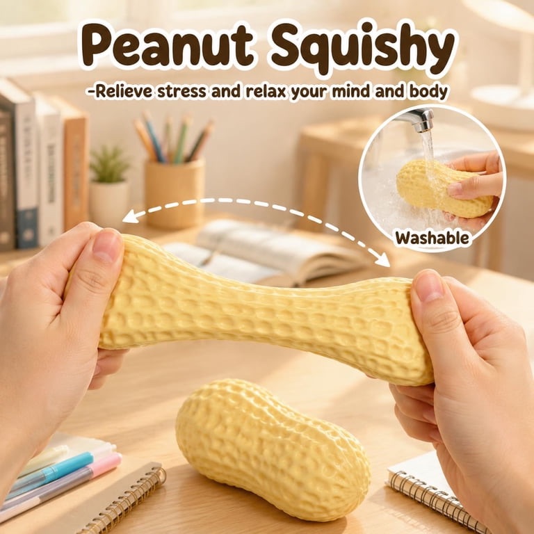 SQUISHY TOYS PEANUT 12CT (C12).. product image