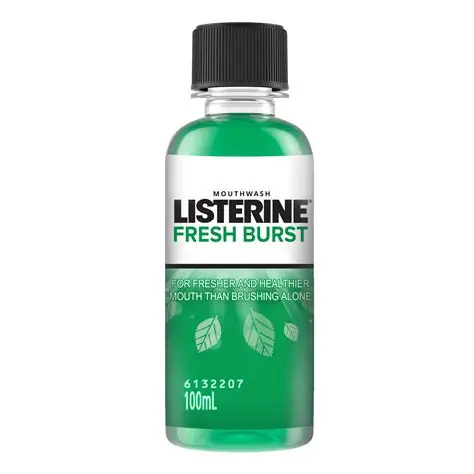 Listerine Mouthwash Fresh Burst 100ML 1CT (C48) product image