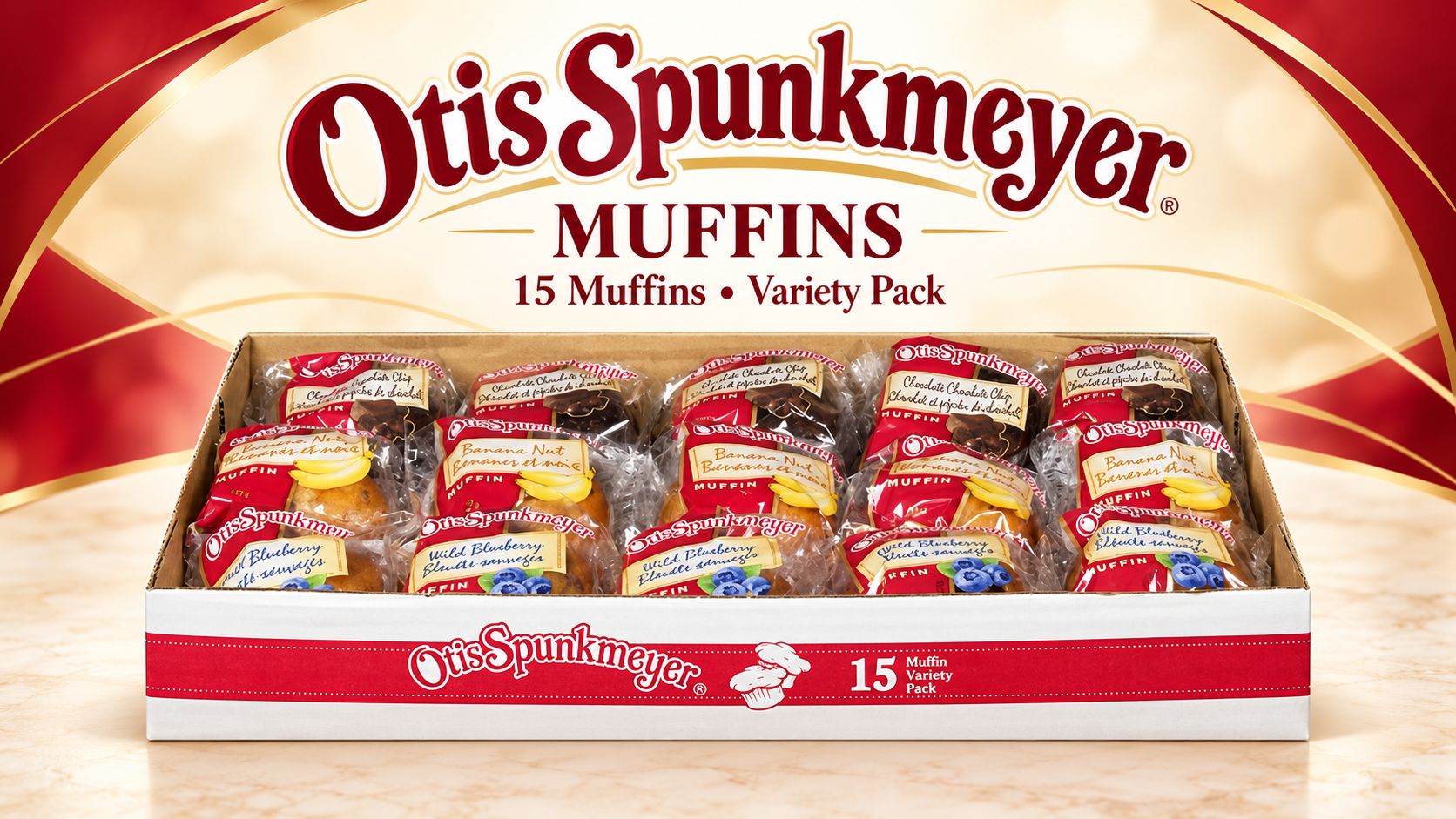 FN Otis Spunkmeyer Assorted Muffin 15CT (C4) product image