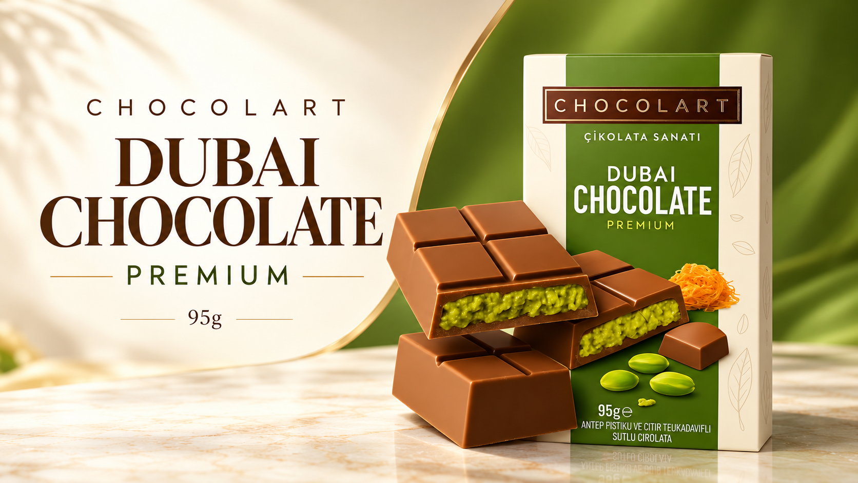 Dubai Chocolate Choco lart 95G 6Ct (C12) product image