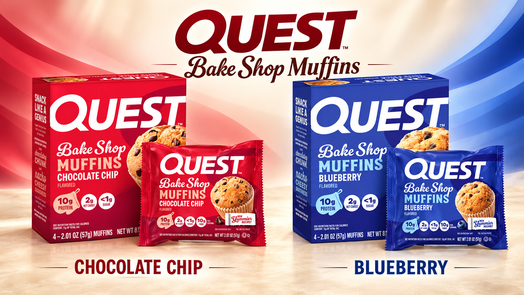 Fn Quest Nutrition Bake Shop Muffin 2.10OZ 8CT (C9) product image