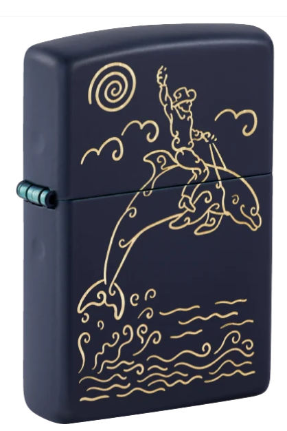 Lgt Zippo 47535 Dolphin Cowboy Design $25.95 1CT product image