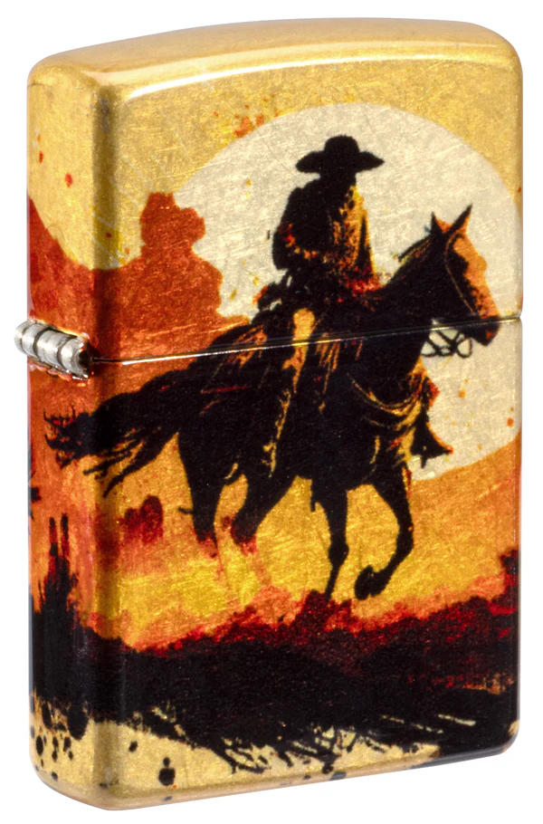 Lgt Zippo 47143 Cowboy On Horse Design $45.95 1CT  product image