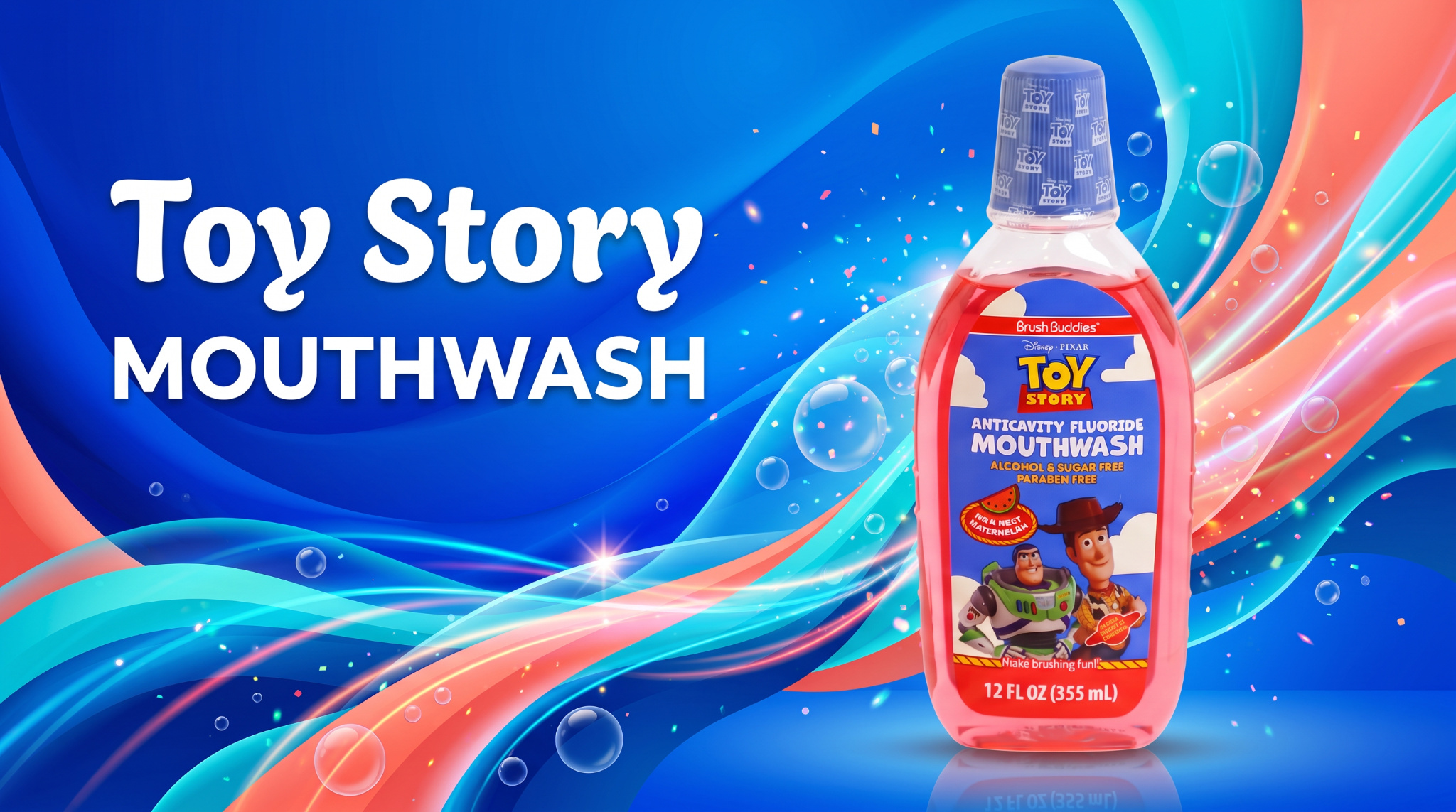 Brushbuddies Toy Story Mouthwash Watermelon 12OZ 1CT (C12) product image
