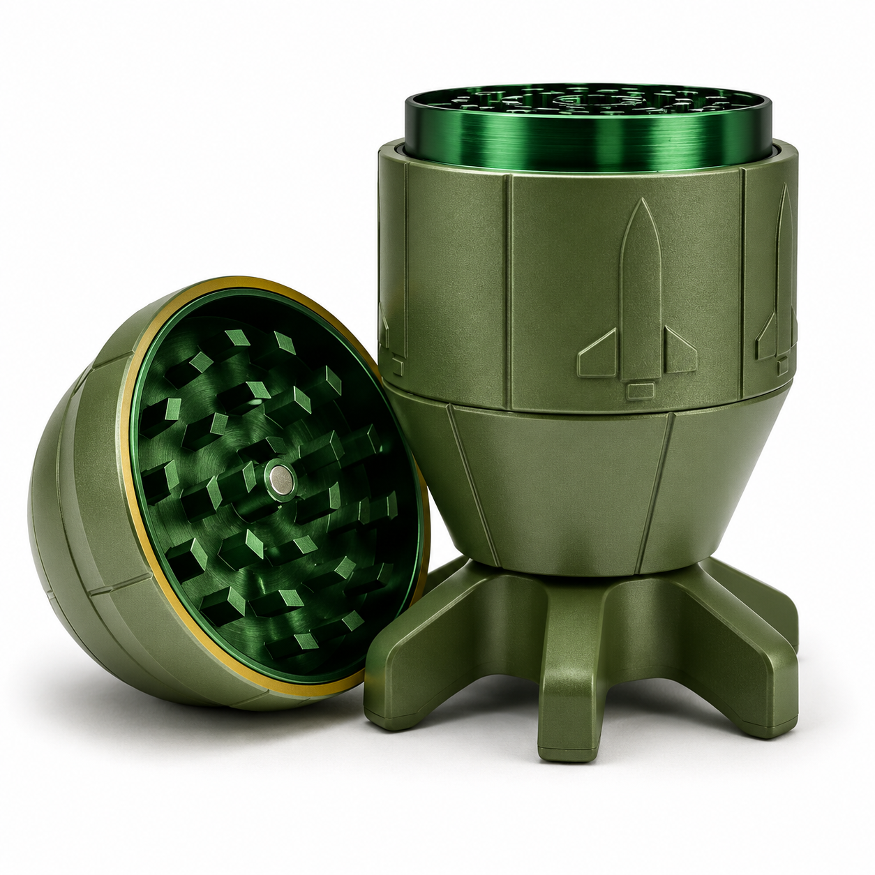 CRUSHER ROCKETSHIP 120MM GRINDER DISPLAY OF 6 (GR2002)