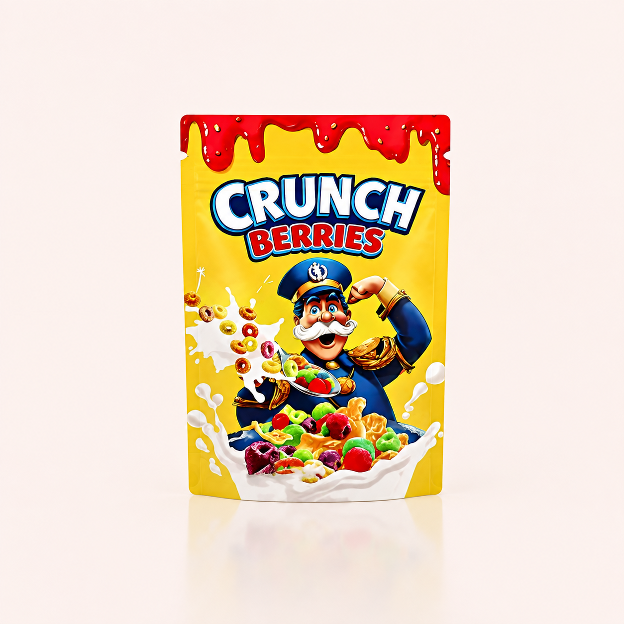STANDARD MYLAR 1G BAGS 100CT CRUNCH BERRIES DESIGN