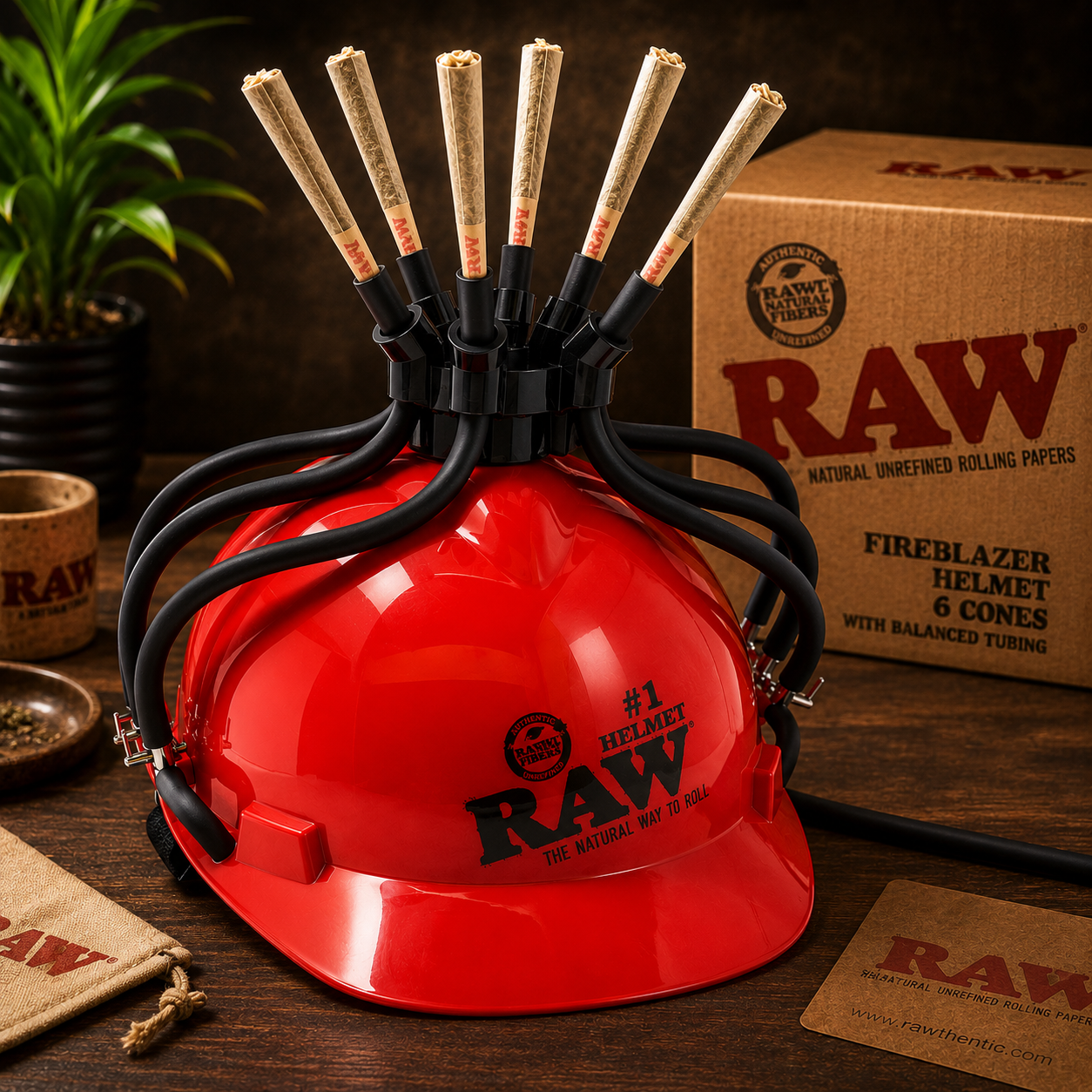 RAW FIREBLAZER HELMET 6 CONES WITH BALANCED TUBING 